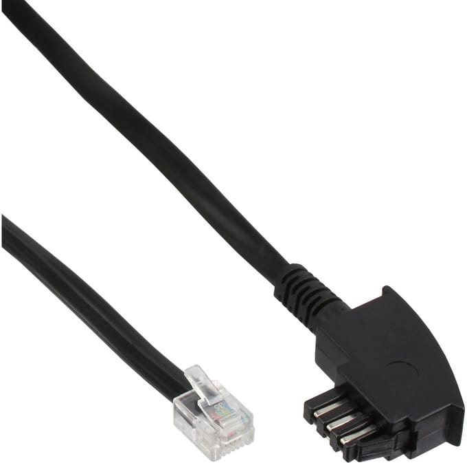 InLine® TAE-N-aansluitkabel, TAE-N naar RJ11 (6P4C), 3m