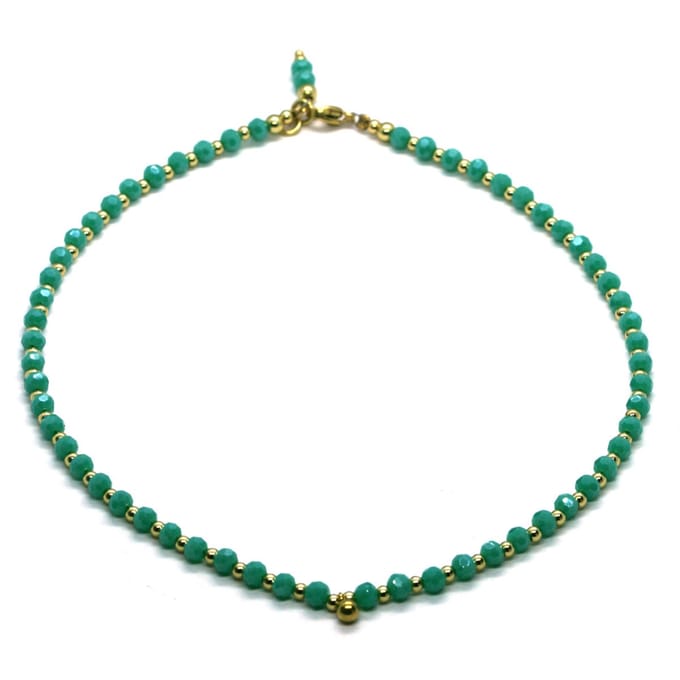 Dames ketting goud RVS 4mm - 40cm