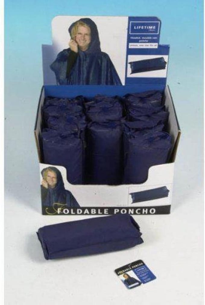 Lifetime Regenponcho blauw