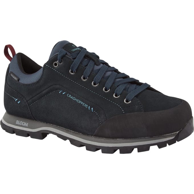 Craghoppers Heren Onega 2 Leren Sneakers (Staalblauw)