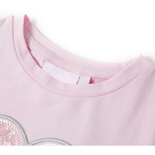 vidaXL Kindershirt 104 lichtroze