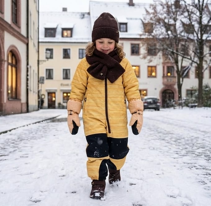 Ducksday Winterpak – Skipak voor kleuters – Sneeuwpak – Snowsuit – Waterdicht – Gerecycled Polyester – Maat 110/116 – Dusk