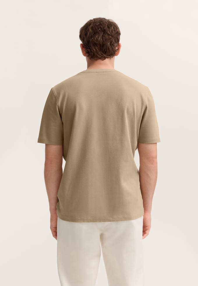 Bugatti Herren T-shirt met een elegante structuur