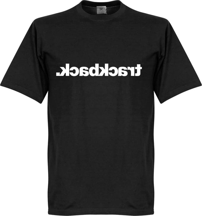 Trackback T-shirt - Black/White - XL