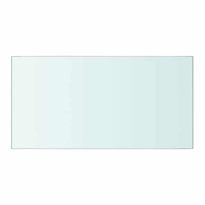 vidaXL - Schappen - 2 - st - 40x20 - cm - glas - transparant