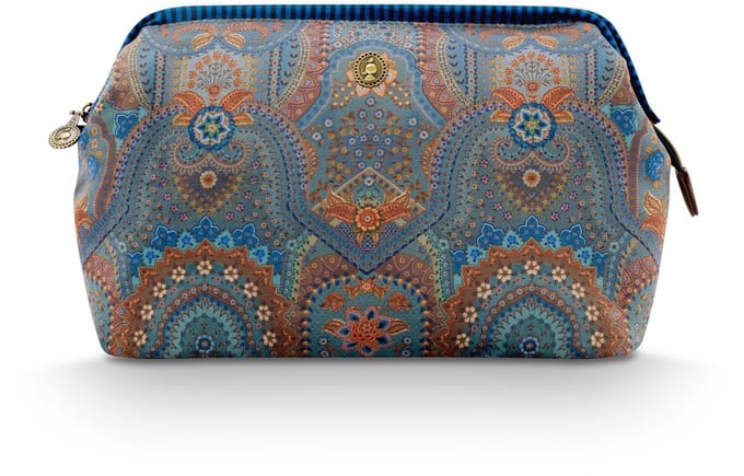 Pip Studio - Cooper Make-up Tasje Dames - Toilettas - Jabali - Blauw - 30x13.8x20.7cm
