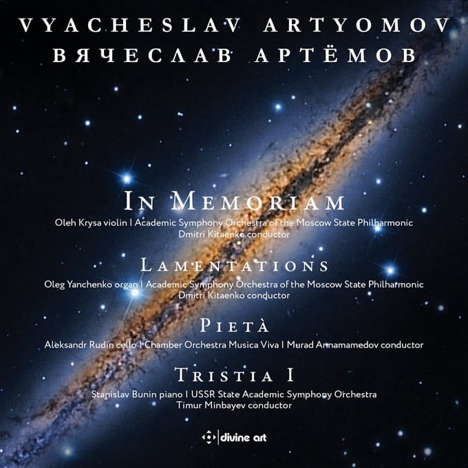 Moscow Philharmonic Orchestra, Dmitri Kitaenko - Artyomov: In Memoriam And Other Works (CD)