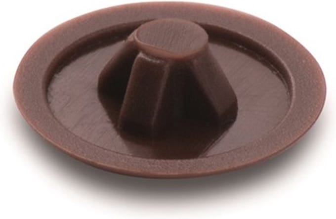 Heco Afdekkap PZ 2mm Wit - 500 stuks