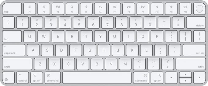 Apple Magic Keyboard with Touch ID - Toetsenbord - Engels (US international) - Wit