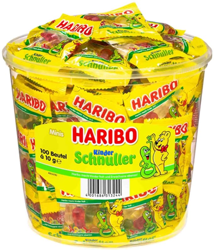 Haribo - Spenen - 100 Mini zakjes