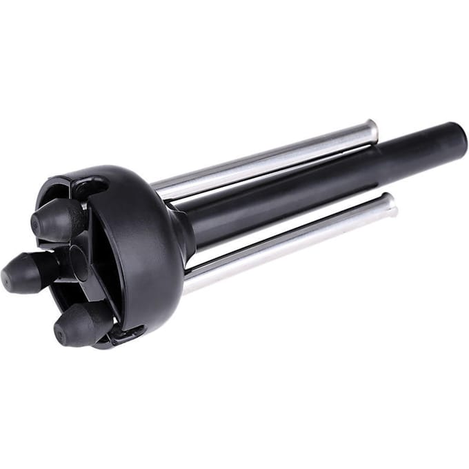 Statiefhouder standaard draagbaar opvouwbaar voor hobo fluit klarinet sax blaasinstrument black