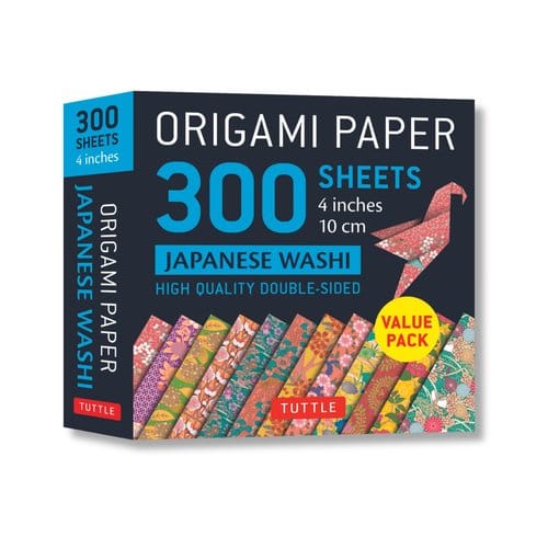 Origami Paper 300 Sheets Japanese Washi Patterns 4 (10 Cm): Tuttle Origami Paper: Double-Sided - Tuttle Studio