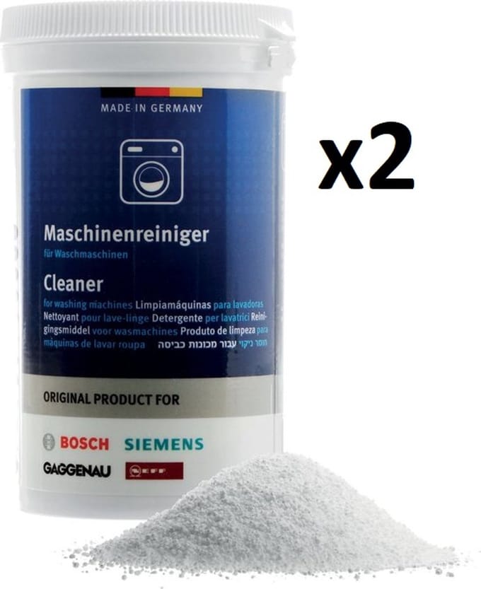 Bosch / Siemens Wasmachine reiniger - 2 stuks 200 gram