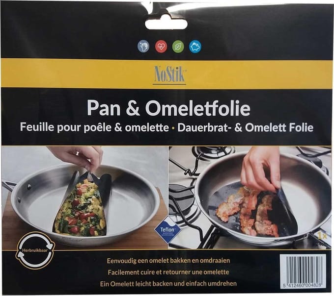 NoStik Omelet folie Ø24cm