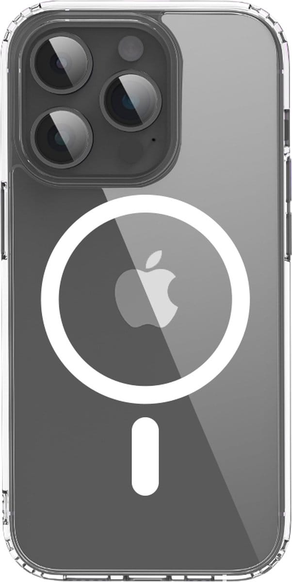 iDenn hoesje voor iPhone 14 Pro Max Transparant geschikt voor MagSafe