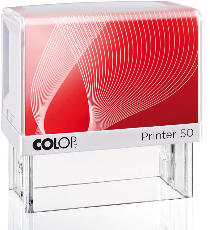 Tekststempel Colop Printer 50 personaliseerbaar 7regels 69x30mm