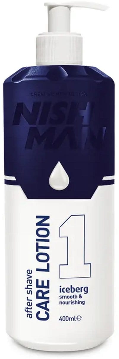 Nishman Aftershave Lotion 400 ml - Verzorgend na het Scheren - voor Mannen