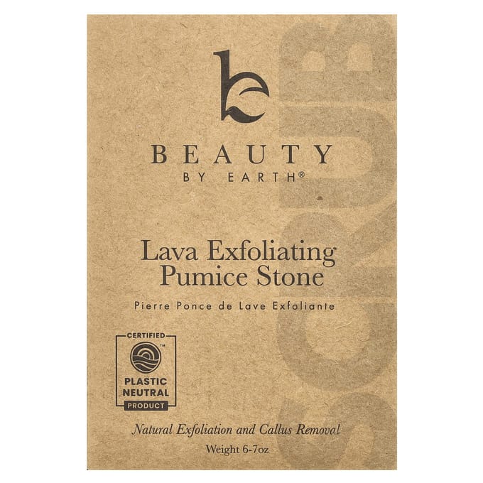 Beauty By Earth, Lava Exfoliërende Puimsteen, 170-200 gram. gray