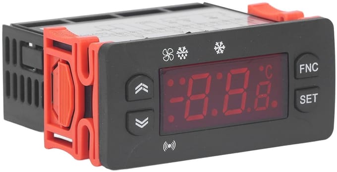 Dailygoods- Temperatuurcontroller Premium Regeling - Thermometer - Temperatuurmeter Binnen - Thermostaat voor Koelkast - Temperatuurcorrectie - Sensorfoutalarm