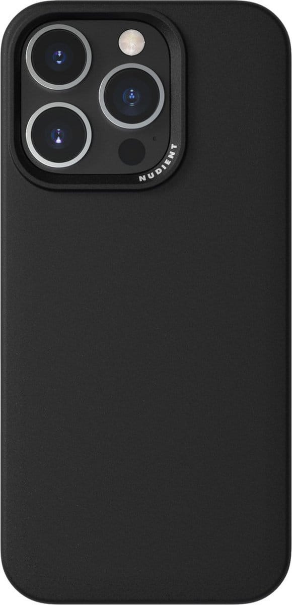 Nudient Thin Precise Case geschikt voor Apple iPhone 16 Pro V3 Ink - Zwart - MS