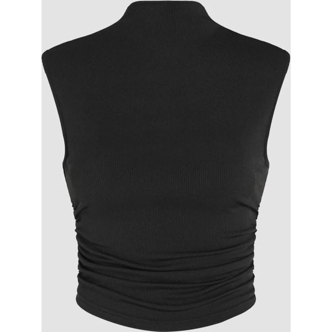 Gerimpelde Halve Col Crop Top