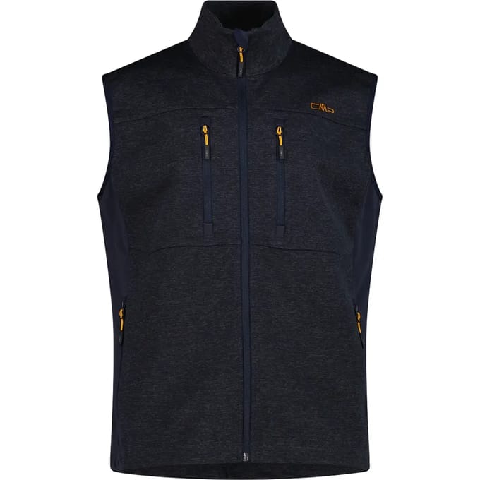 Softshell zonder mouwen jacquard CMP