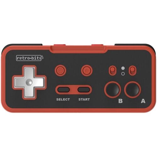 Retro-Bit Origin8 2.4 GHz Wireless - Red & Black - Wireless Controller - Nintendo NES