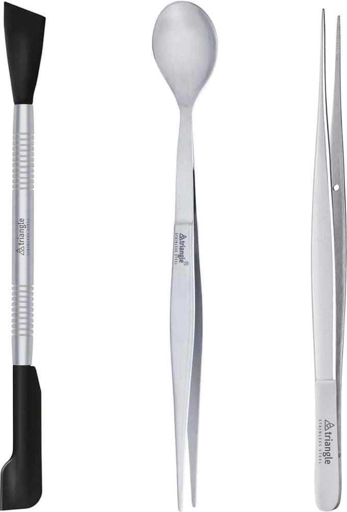 Triangle Garneerset Final Touch – 17 cm – RVS – 3-delig – Luxe Keuken
