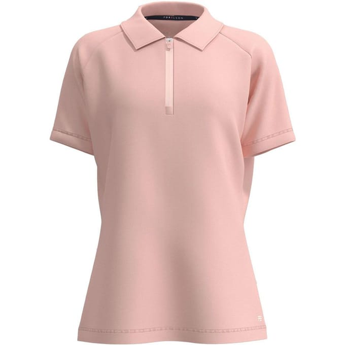 Forelson Dames/Dames Blockley Zip Neck Poloshirt (Roze)