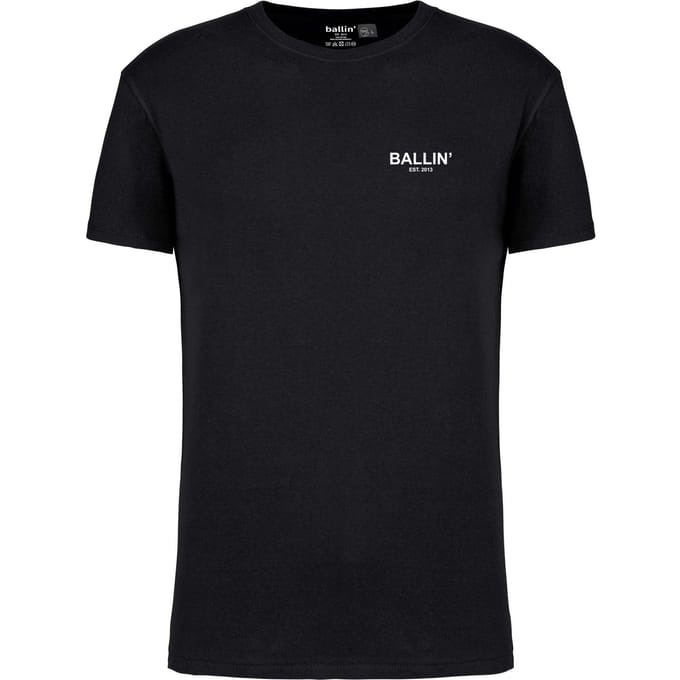 Heren Tee SS met Ballin Est. 2013 Backprint Dope Shirt Print - Zwart - Maat M