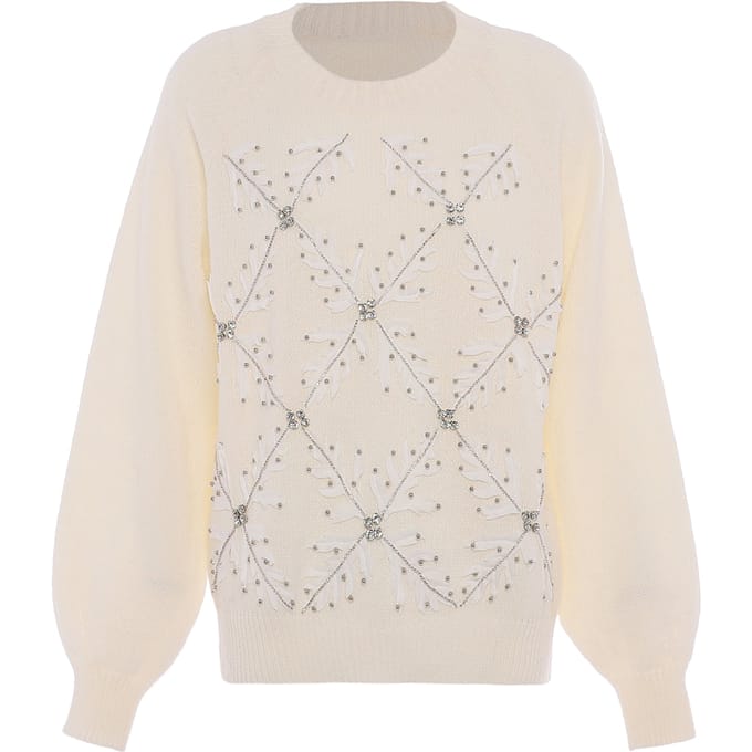 Faina Jumper Dames wolwit