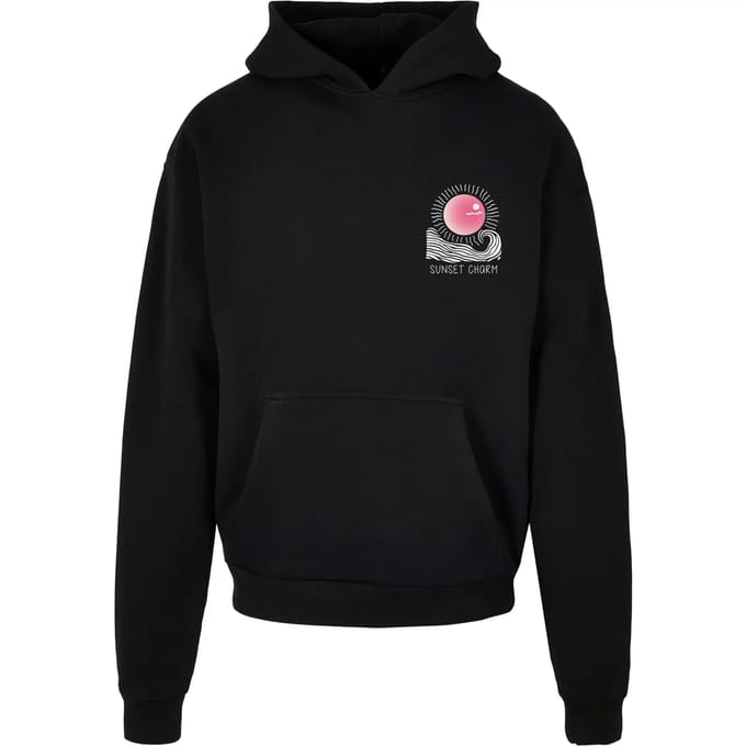 Oversized sweatshirt met capuchon Merchcode Sunset Charm