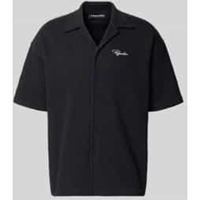 regular fit vrijetijdsoverhemd met label-stitching model 'Jovren'
