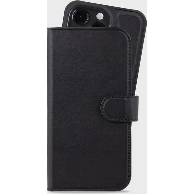 Wallet Case Magnet Black iPhone 15 Pro