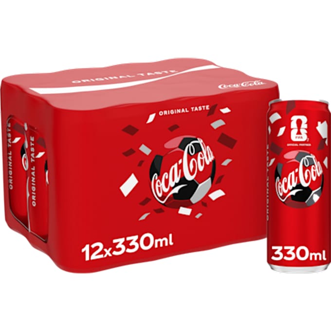 Coca-Cola Original Taste Cola - 12 x 330 ml