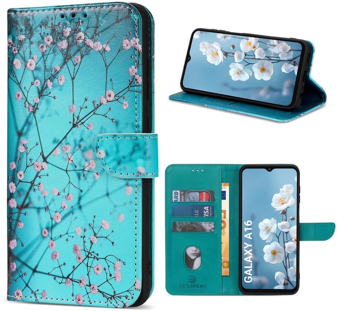 Solidenz hoesje - Geschikt voor Samsung Galaxy A16 - Bookcase - Sierkers