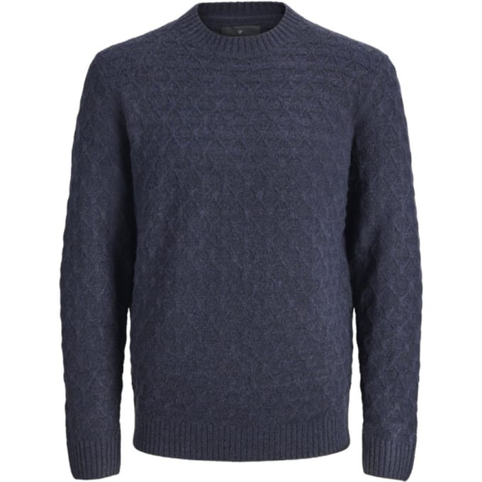 JACK&JONES - JPRBLASIMON STRUCTURE KNIT CREW NECK LN - Heren - Gebreide truien