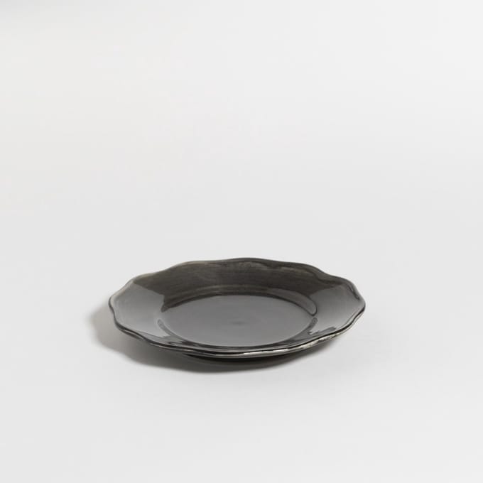The Table | Attic Gebaksbordjes Liquorice - Zwart - Ø 19 cm