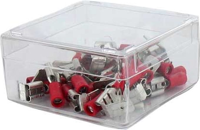 Kabelschoen 6.3x0.8 mm 25 stuks box