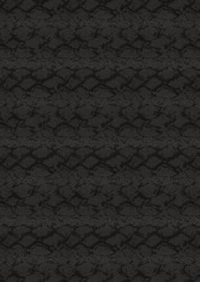 Essenza Plaid Snake (Fleece) - 150x200 cm - Zwart