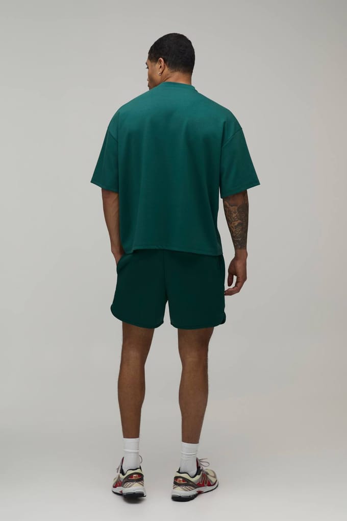 Racer Fit Tricot Jersey Short | Forest | Size Small