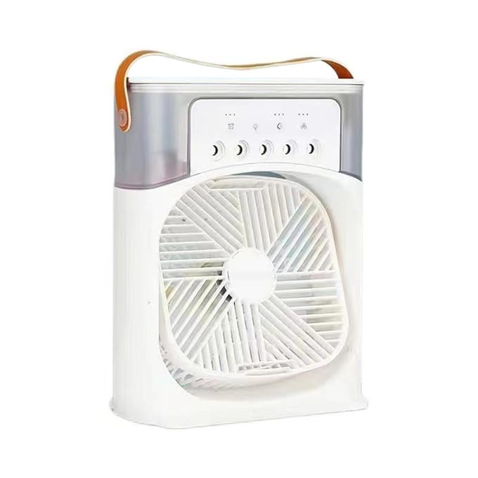 Koelspray Ventilator Waternevelventilator Nevelkoelventilator met Waterreservoir white
