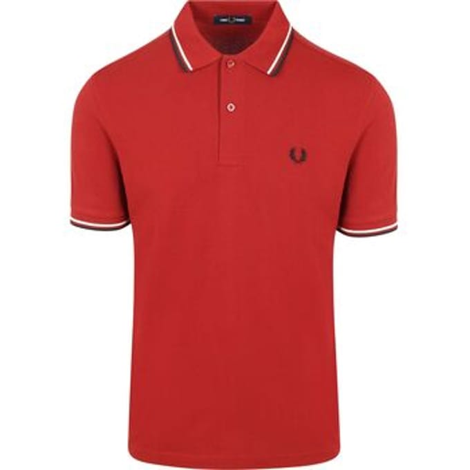 T-shirt Fred Perry Polo Twin Tipped M3600 Rood 74A