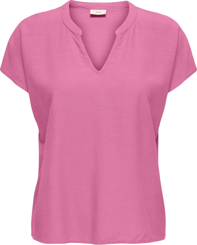 JDY - JDYCAYA LION LINEN S/S TOP WVN DIA - Dames - Blouses