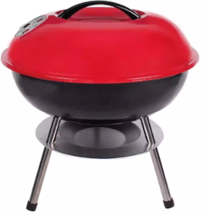 Benson Compacte BBQ bol - Traditioneel grillen - Ø 35 cm - Hoogte 40 cm - Staal - Mobiel ontwerp