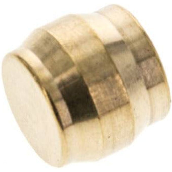 12mm Messing Plug voor Knelfitting 75 Bar DIN EN 1254-2 [2 Stuks]