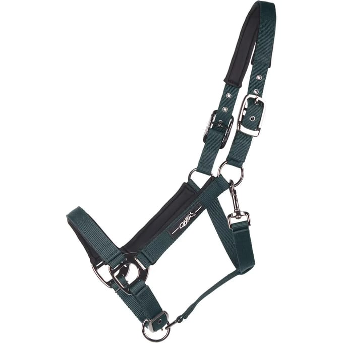 Qhp Halster Qhp Deluxe Donkergroen