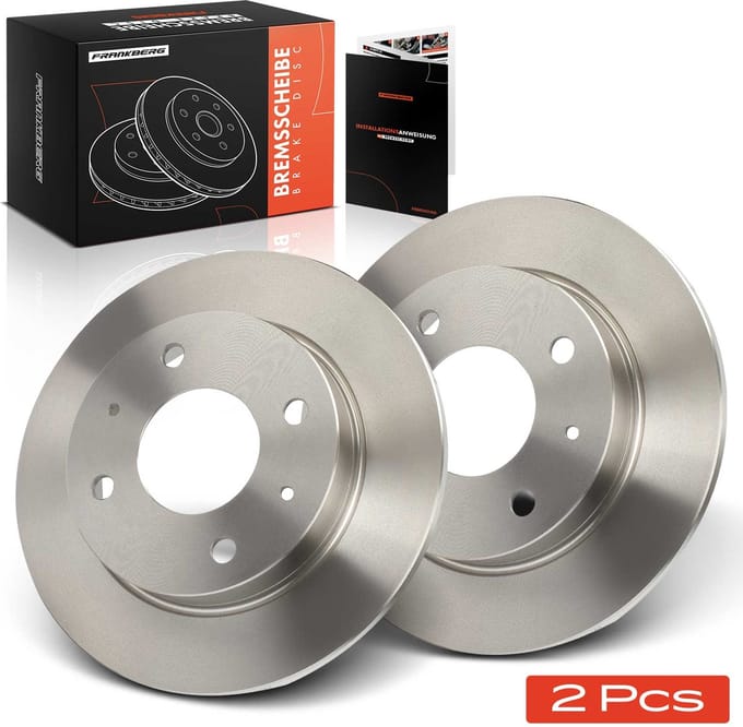 Frankberg 2x Remschijven Achteras voor Mitsubishi