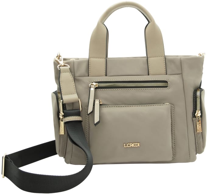 L.CREDI handtas schoudertas Odeta Handle Bag Sand Taupe