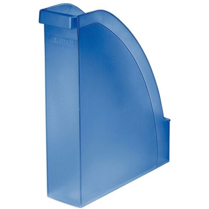 LEITZ staande ordner Plus A4 polystyreen blauw frost